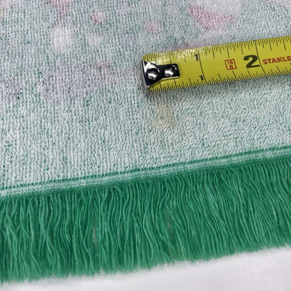 Vintage Christmas Hand Towel Holiday Teddy Bears Kitschy Kitchen Hilasol Cotton - Picture 12 of 12